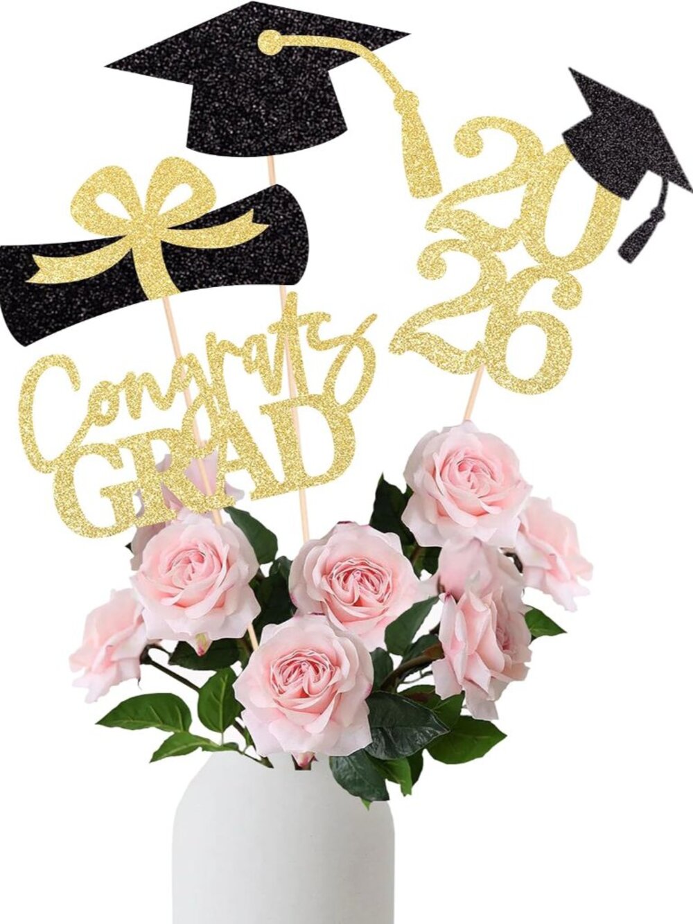 Graduation Decoration Class of 2026 Centerpieces for Table, 2026 Party Centerpie